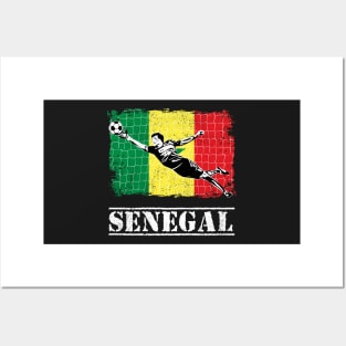 Senegal Soccer Supporter Goalkeeper Shirt Posters and Art